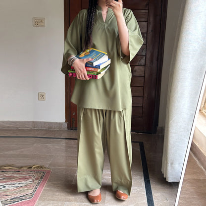 Olive | Airy Kimono Set 🌿