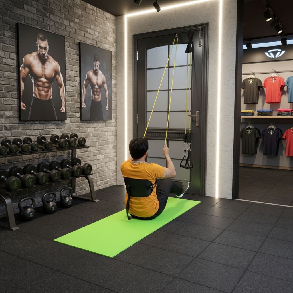 Home Gym Kit with Belt 145 kg