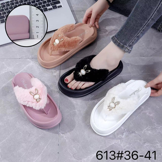 Stylish fur Slippers for Women |  Limited-time Offer